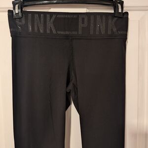 Victoria's Secret PINK Black Leggings Size Small